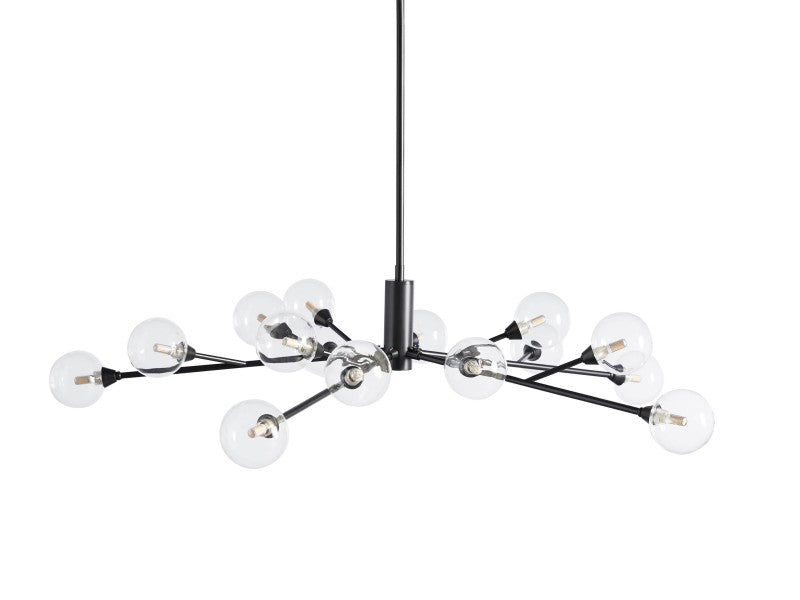 Sera Glass Globe Chandelier 36"47"59"