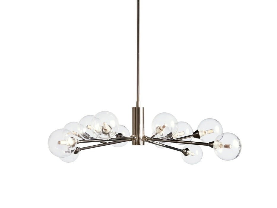 Sera Glass Globe Chandelier 36"47"59"