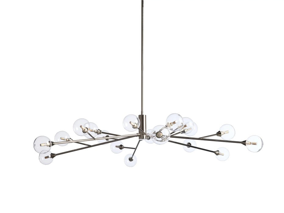 Sera Glass Globe Chandelier 36"47"59"