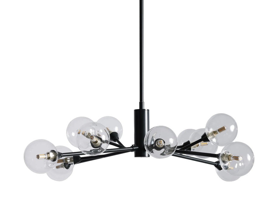 Sera Glass Globe Chandelier 36"47"59"