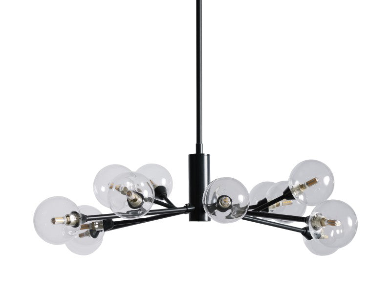 Sera Glass Globe Chandelier 36"47"59"