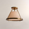 Sheirz Linen Flush Mount