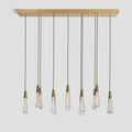 Solitaire Linear Chandelier 37'' 50'' 70'' 87" 120"W