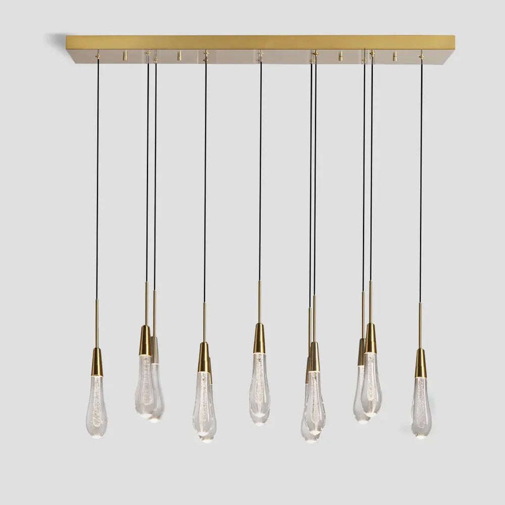 Solitaire Linear Chandelier 37'' 50'' 70'' 87" 120"W