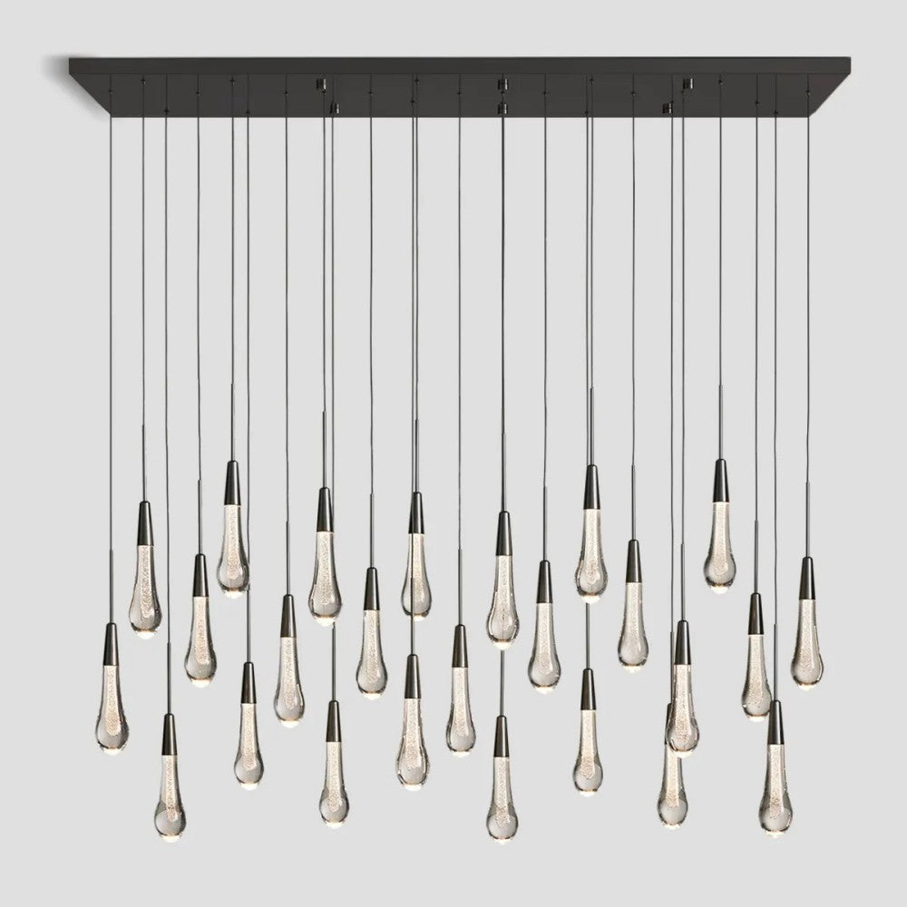 Solitaire Linear Chandelier 37'' 50'' 70'' 87" 120"W