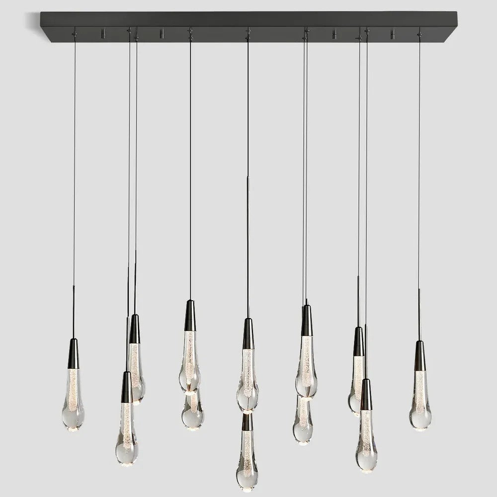 Solitaire Linear Chandelier 37'' 50'' 70'' 87" 120"W