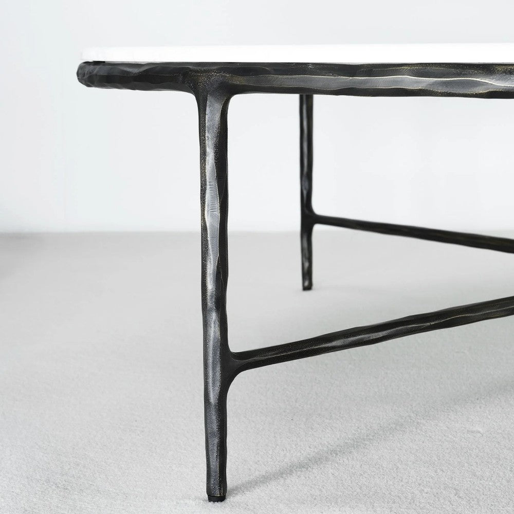 Thades Marble Round Coffee Table 55"D