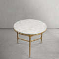 Thades Marble Round Side Table