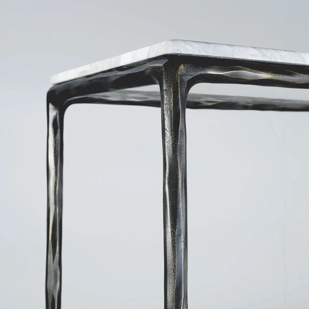 Thades Rectangle Marble Console Table