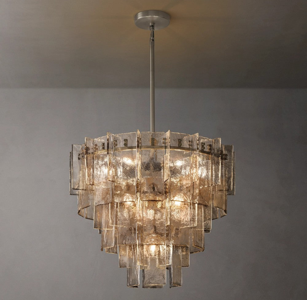 Trama Tiered Round Chandelier 36"