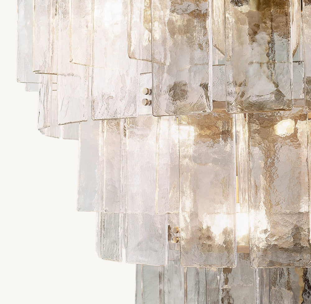 Trama Tiered Round Chandelier 47"