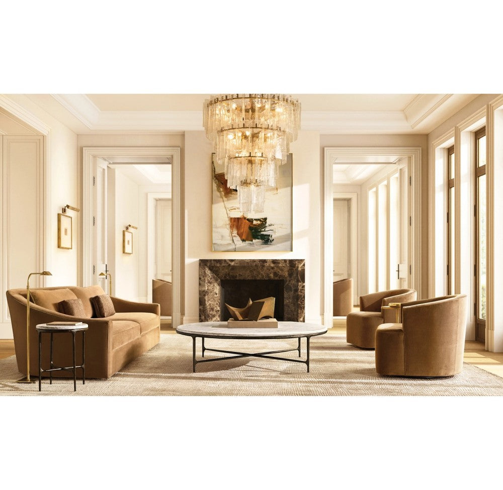 Trama Tiered Round Chandelier 47"