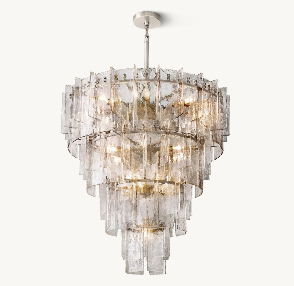 Trama Tiered Round Chandelier 47"