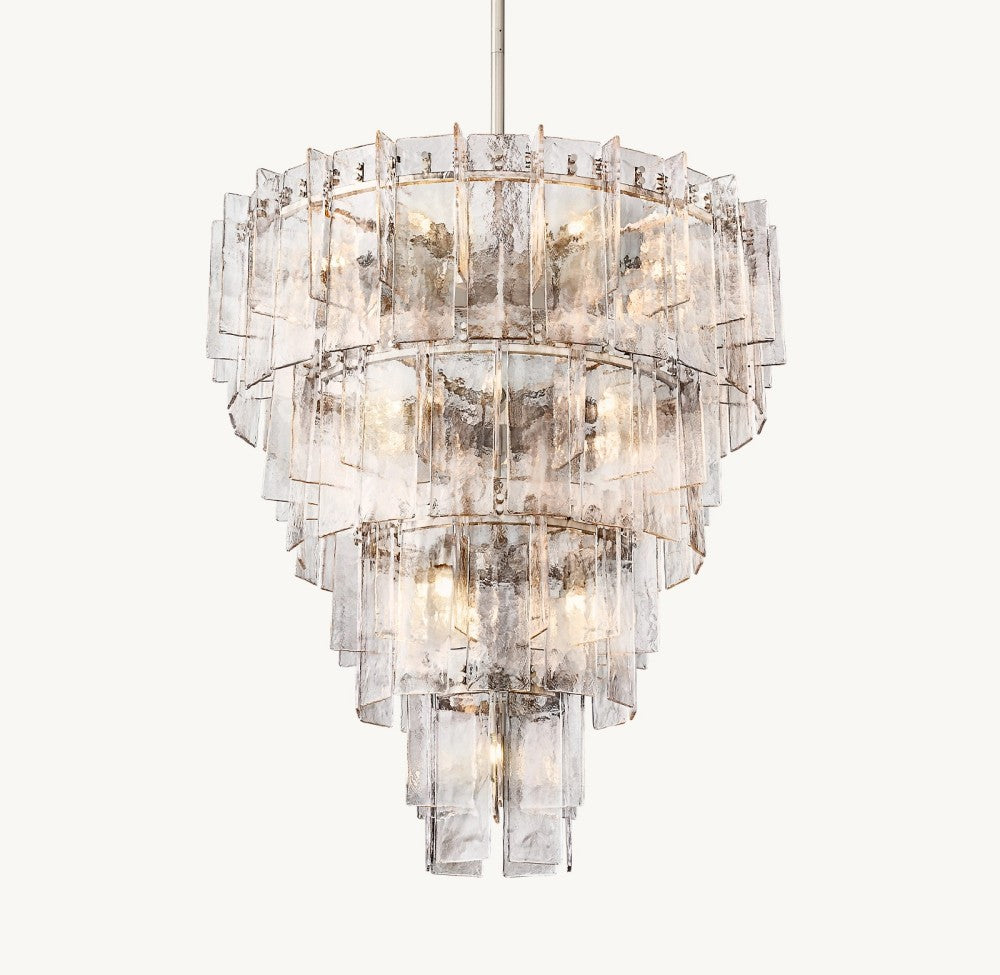Trama Tiered Round Chandelier 47"