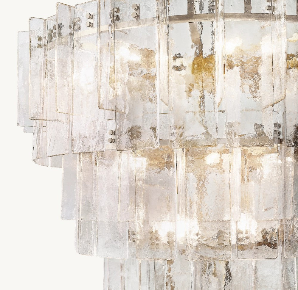 Trama Tiered Round Chandelier 47"