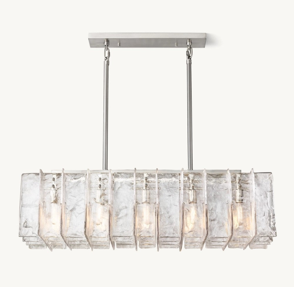 Trama Rectangular Chandelier 49"