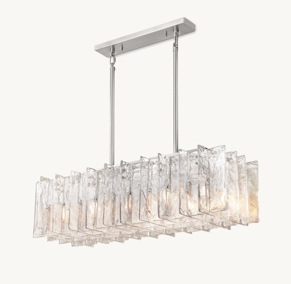 Trama Rectangular Chandelier 49"