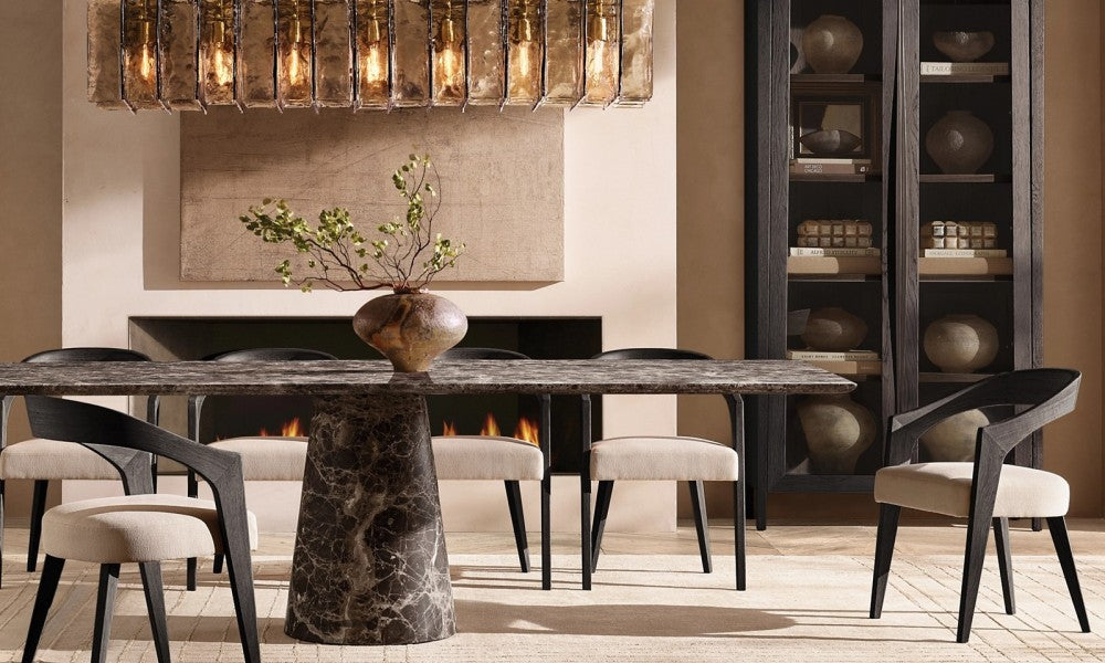 Trama Rectangular Chandelier 67"