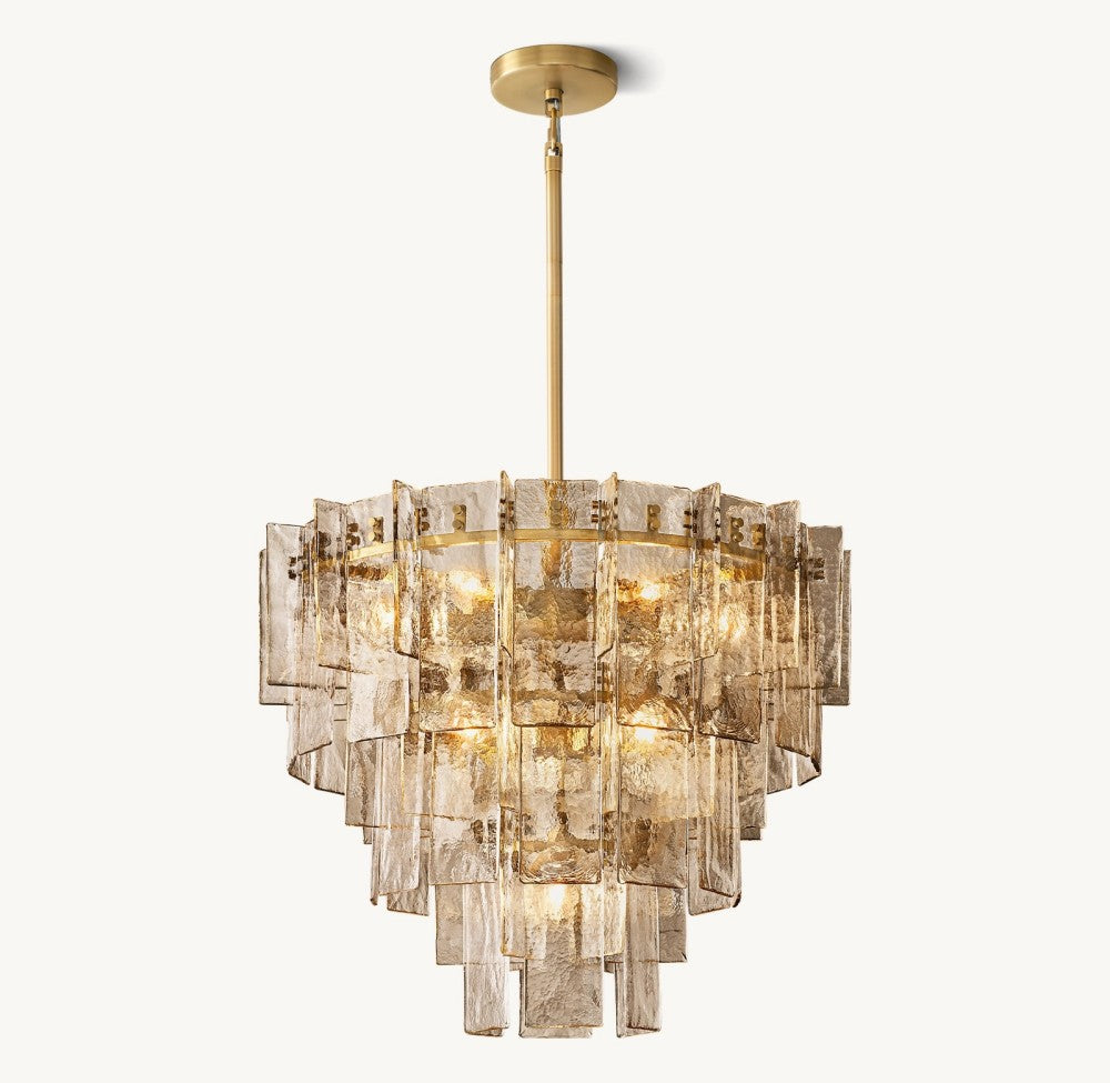 Trama Tiered Round Chandelier 36"