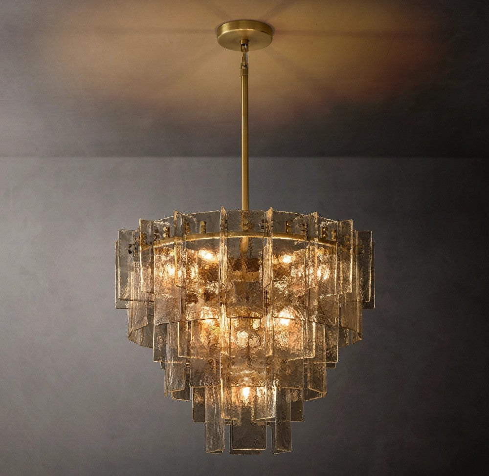 Trama Tiered Round Chandelier 36"