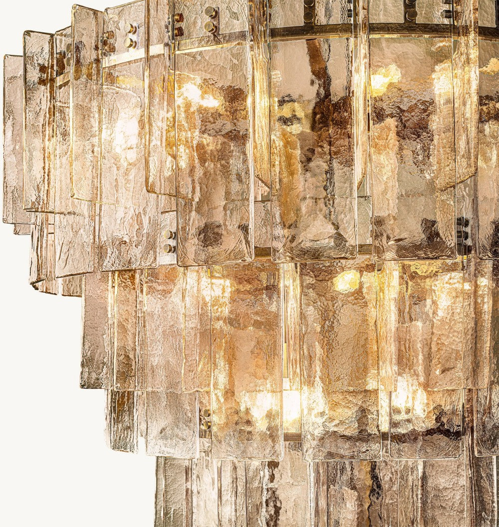 Trama Tiered Round Chandelier 47"