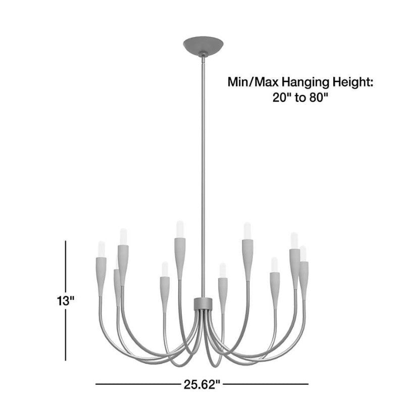 Lione Candelabra Chandelier Light