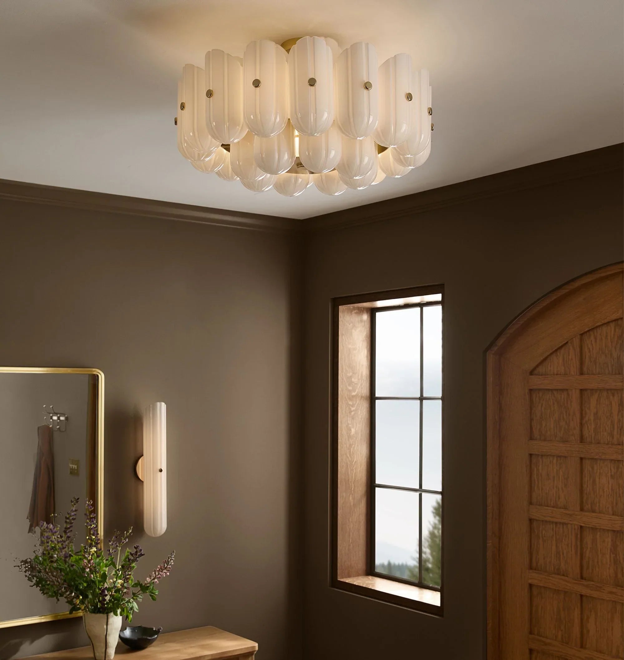 Lorna LED Double Tier Flush Mount 25"